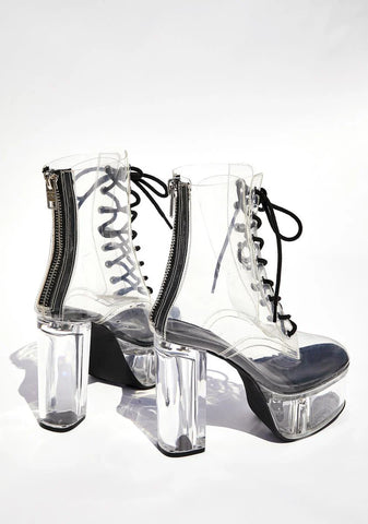 Shibuya Crossing Clear Boots