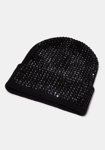 Dusk Sparkle Rhinestone Beanie