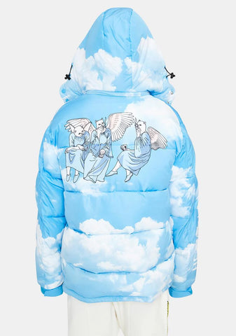 Heaven And Hell Puffer Jacket