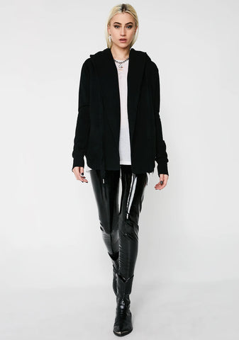 Oversized Hooded Cardigan