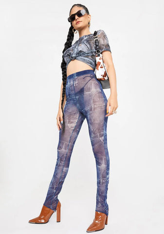 Wild Bout U Mesh Leggings