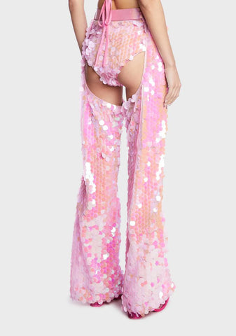 Ride The Dreamwave Sequin Chaps
