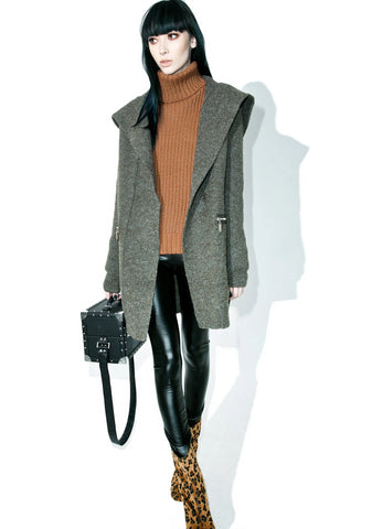 Huntress Hooded Knit Jacket