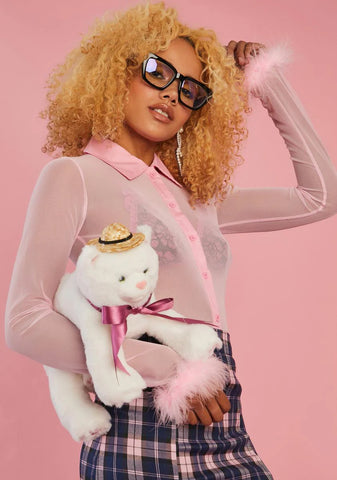 Cozy Feeling Button Up Blouse