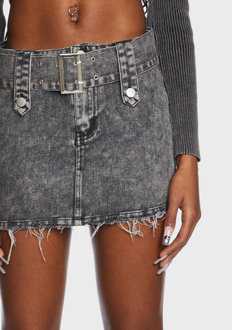 Street Savvy Denim Skirt
