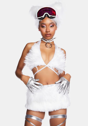 Pink Hype Hologram Light-Up Skirt