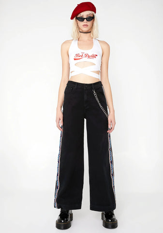 Chain Oversized Trousers