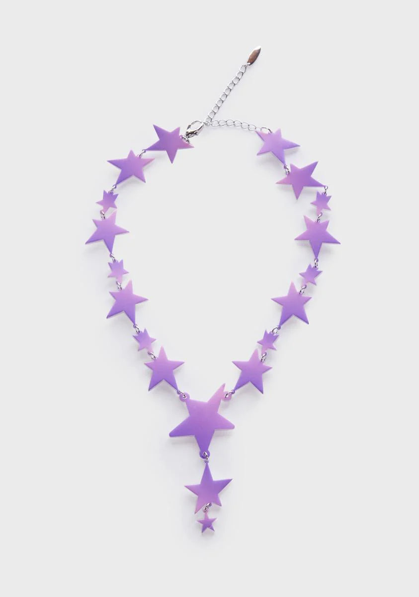 Cosmic Geometry Star Necklace
