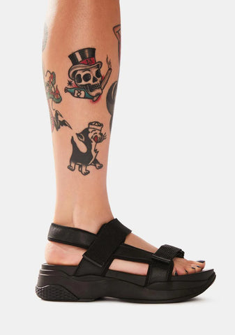 Lori Leather Platform Sandals