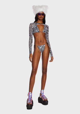 Optical Faces Bikini Set