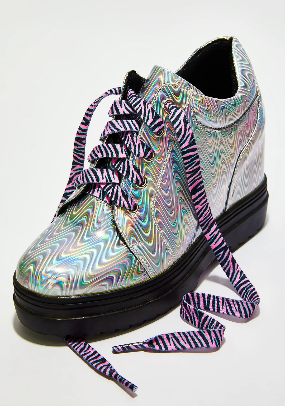 Wild Child Zebra Shoelaces