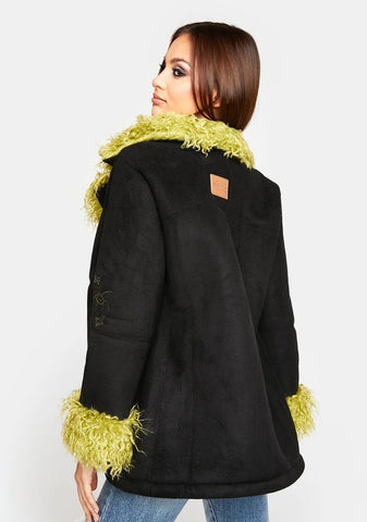 Everyday Y2k Faux Fur Jacket