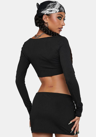 Wicked Flirt Instinct Skirt Set