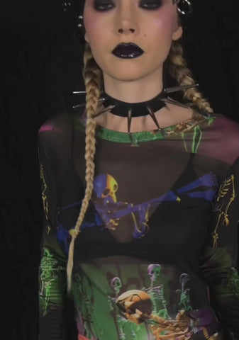 Lovely Bones Mesh Top