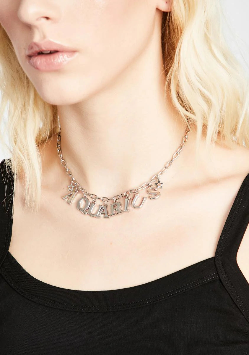 Always Aquarius Chain Necklace