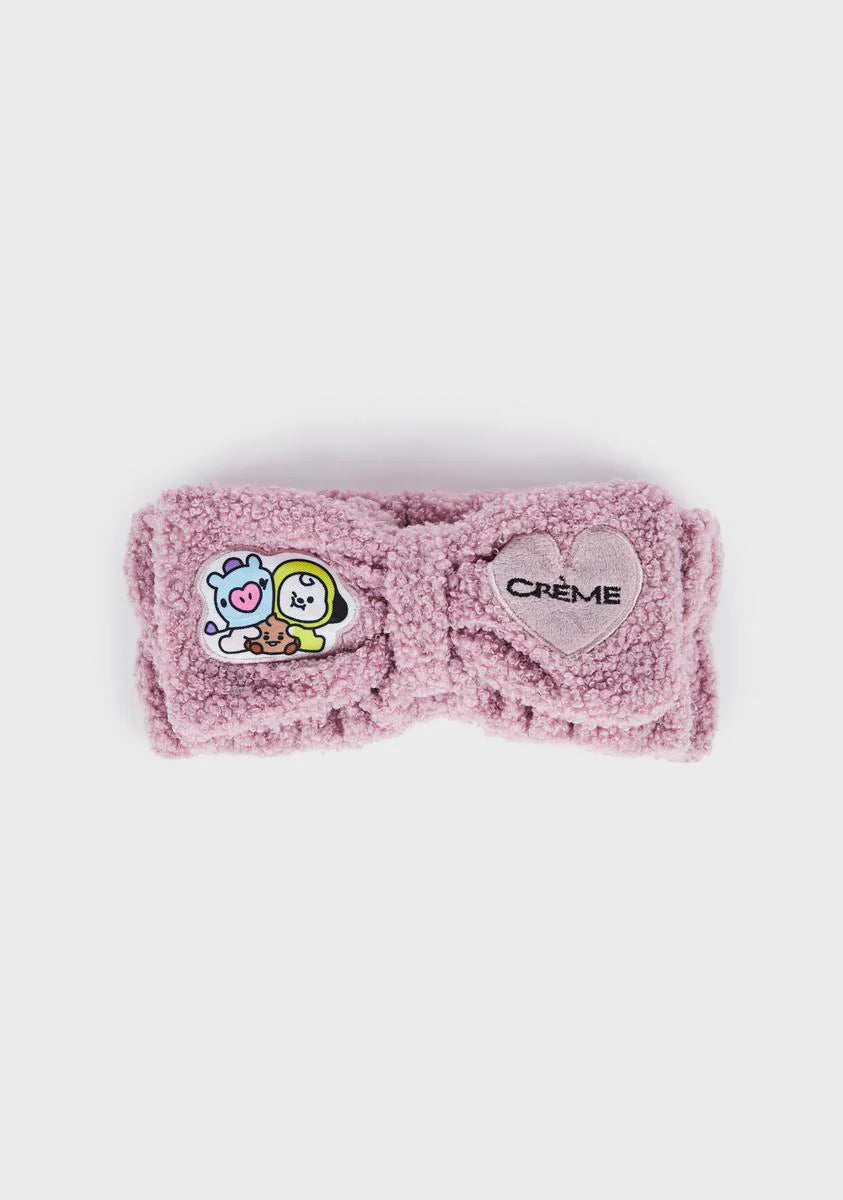 Lavender Fluff BT21 Spa Teddy Headyband