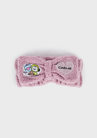 Lavender Fluff BT21 Spa Teddy Headyband