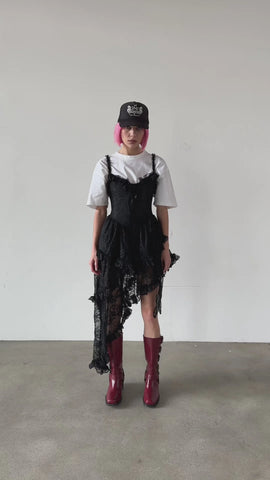 Seductive Silence Midi Dress - Black