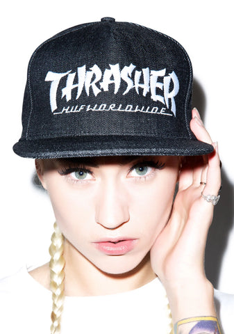 HUF X Thrasher Asia Tour Snapback - White
