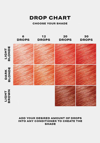 Peach Hair Drop It Dye Kit