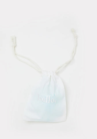 Blue Hello Cup