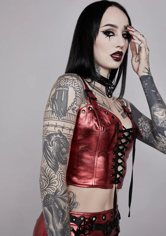 Blood Moon Rising Bustier Top