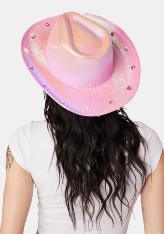 Wild Heart Holographic Cowboy Hat