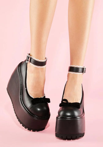 All Fall Down Wedge Mary Janes