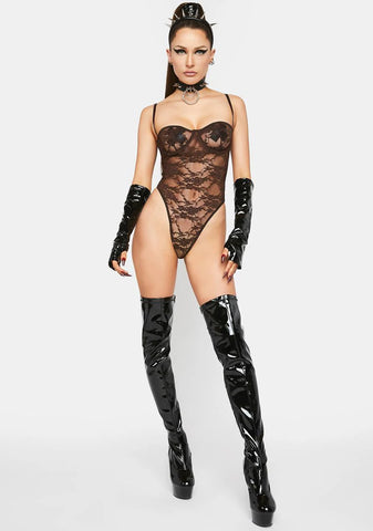 All The Flavors Lace Teddy