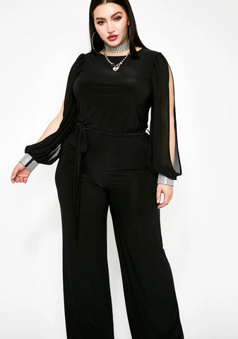 Sophisticated Ladies Wide Leg Jumpsuit