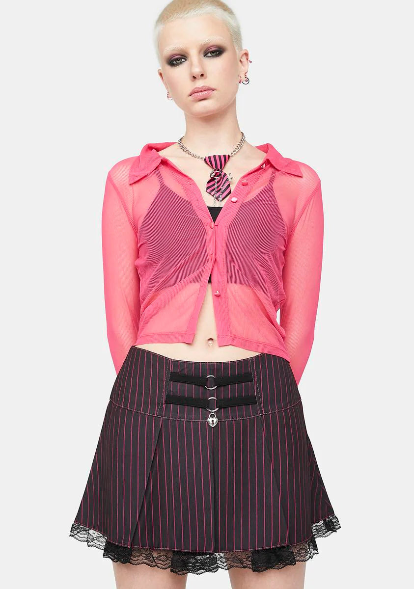 Baby You Got Served Mesh Top