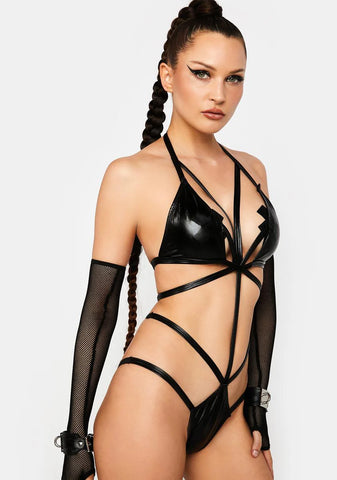 Lure You In Cut Out Teddy