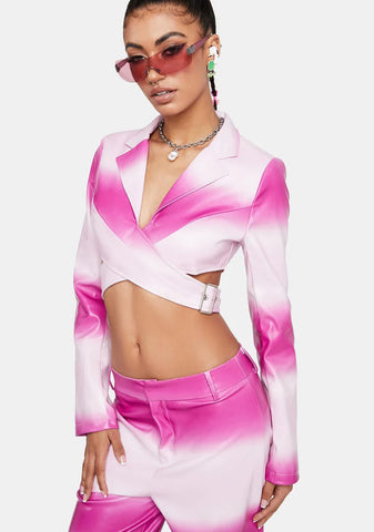 Sweet Second Story Cropped Blazer