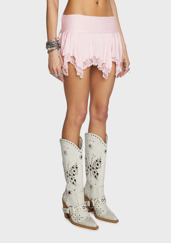 Tales Of Fantasy Mini Skirt - Light Pink