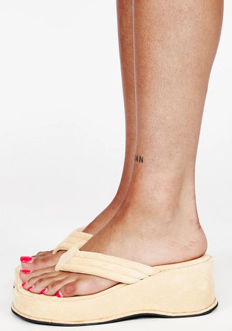 Bare Postcode Envy Platform Sandals