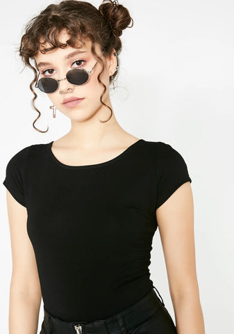 Dark Geometric Roping T-Shirt