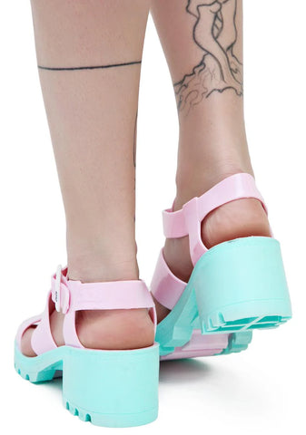 Cotton Candy Kyra Sandals