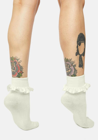 All My Loving Ruffle Socks