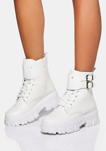 Snow Suit Yourself Buckle Ankle Boots
