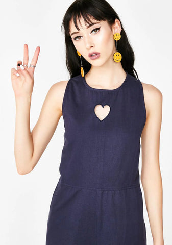 Heart Cut Out Jumpsuit
