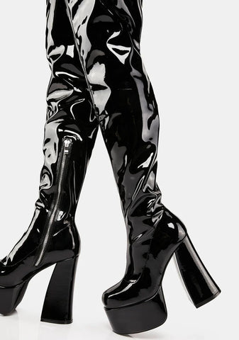 The Wickedly Talented Thigh-High Boots