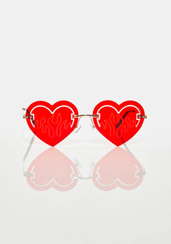 Fire Within Me Oversized Sunglasses