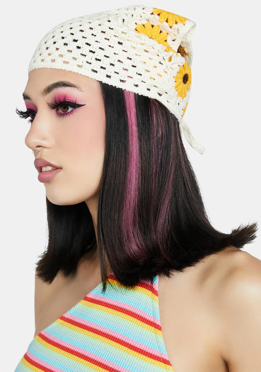 Sunny Baby Crochet Bandana