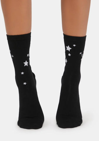 Wish Upon A Virgo Crew Socks