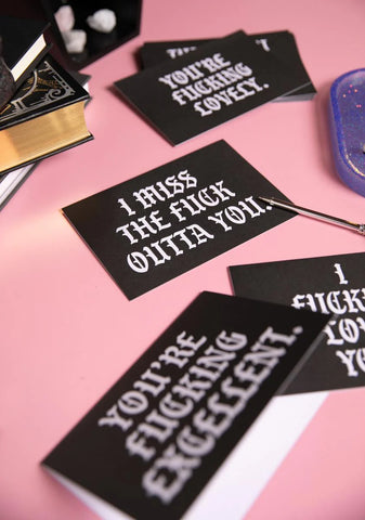 U R Effing Everything Greeting Cards