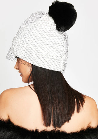 Angel Sad For What Fishnet Beanie