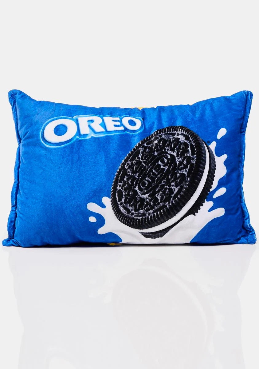 Oreo Cookies Packaging Fleece Pillow