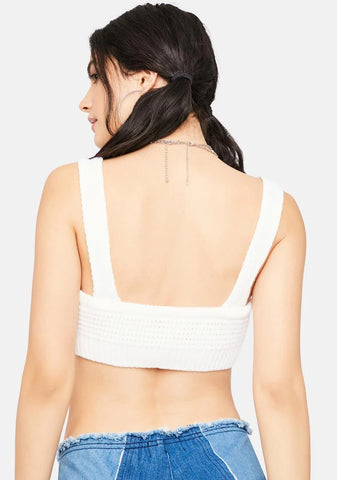 Bliss Carnival Karma Crochet Crop Top