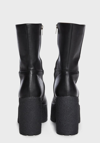 You Wish Chunky Platform Ankle Boots