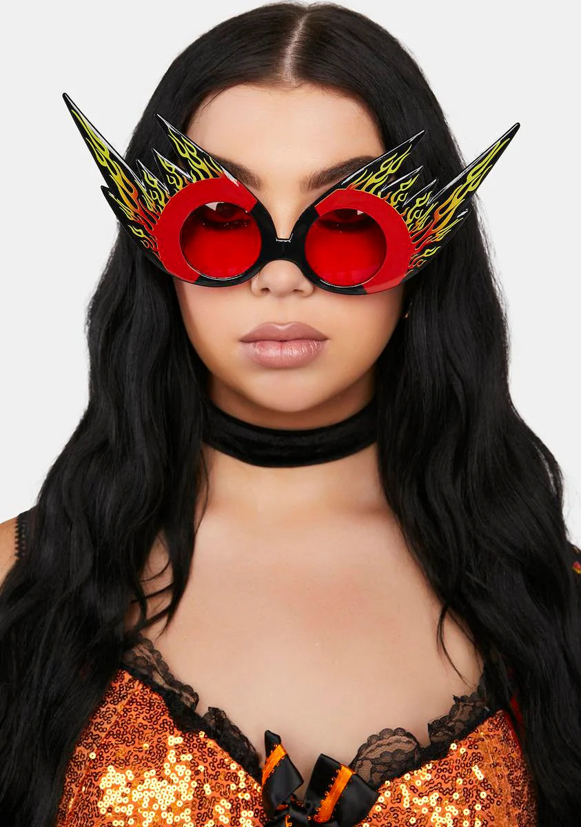 Pyrotechnic Flame Sunglasses
